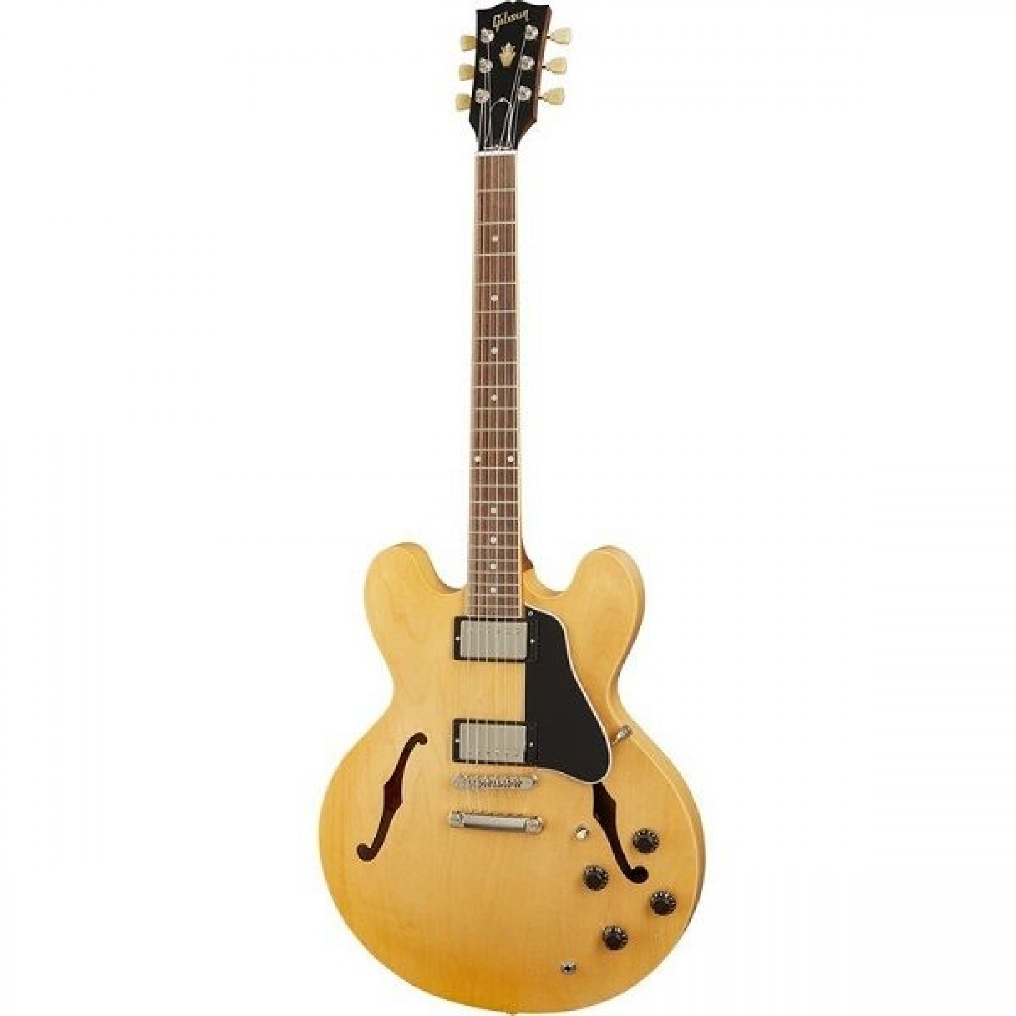 Scully sandsynlighed er nok Gibson Gibson ES335 Hollowbody Electric Guitar in Satin Vintage Natural |  Australias #1 Music Store | Musos Corner