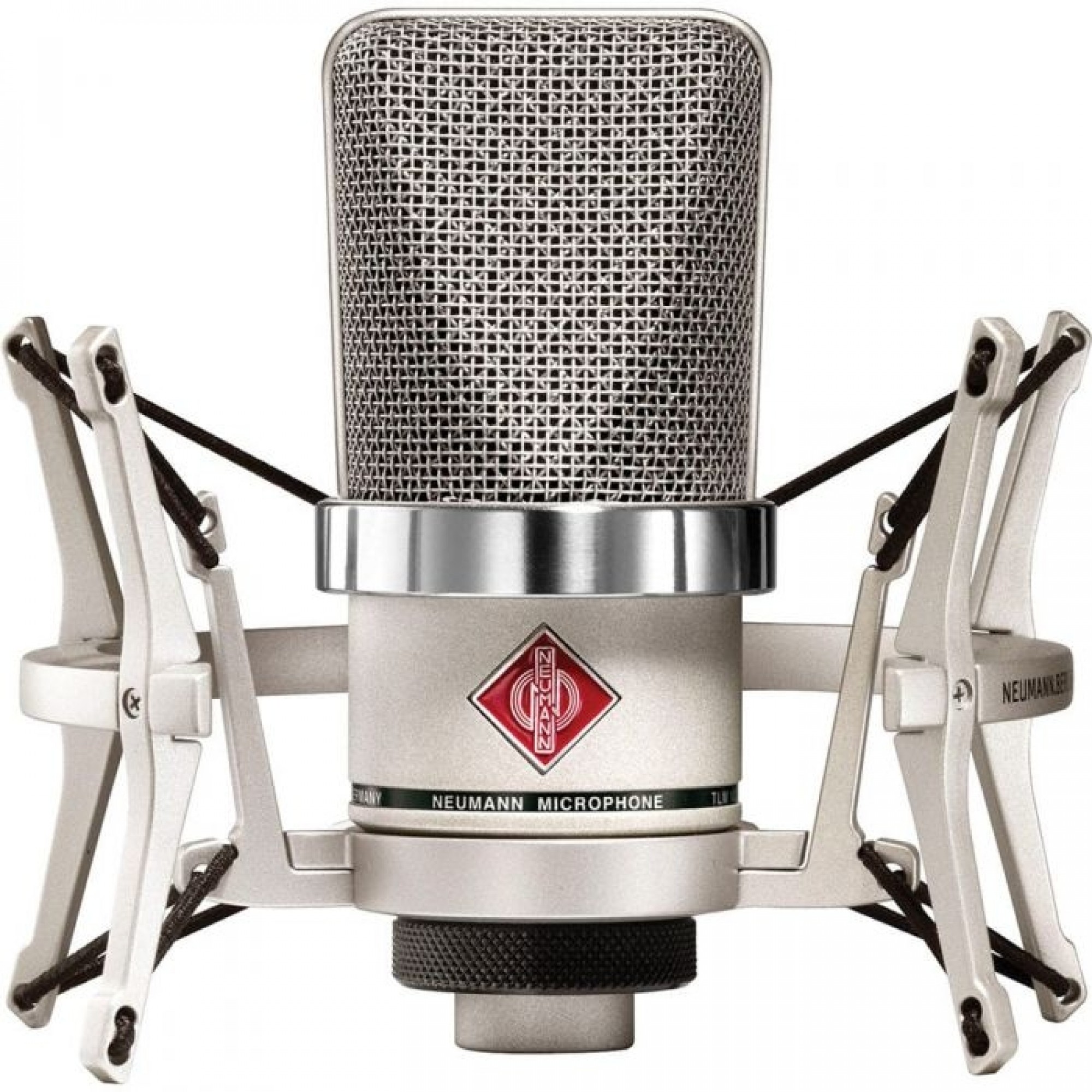 Neumann Neumann TLM102 Studio Set Microphone in Nickel Plus Shock Mount
