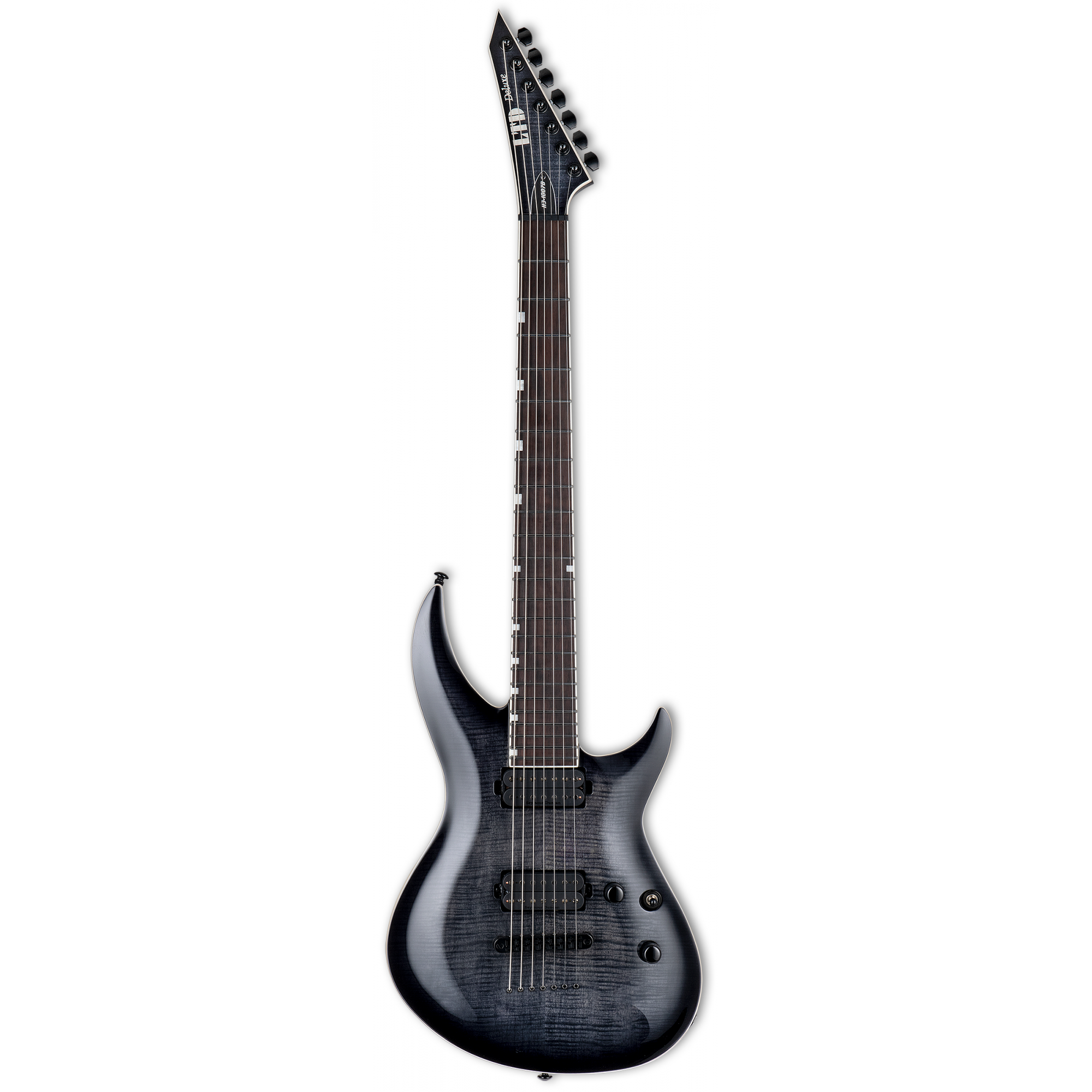 ESP ESP LTD H3-1007 Baritone 7 String Guitar in See Thru Black Sunburst, Australias #1 Music Store