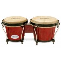 Toca 6" & 6-3/4" Synergy Series Wooden Bongos in Rio Red