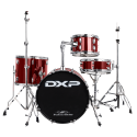 DXP 18" 4 Pce Transit Series Drum Kit in Wine Red