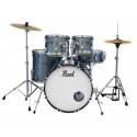 Pearl Roadshow 22" Fusion Plus Drum Kit Package in Charcoal Metallic