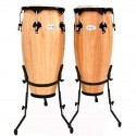 Toca 10" & 11" Synergy Wooden Conga Set in Natural