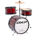 DXP 3pce Junior Drum Kit 3 in Wine Red  