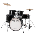DXP TXJ7 5 Piece Deluxe Junior Drum Kit Pack in Black
