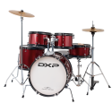 DXP TXJ7 5 Piece Deluxe Junior Drum Kit Pack in Wine Red