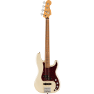 Fender Player Plus Precision Bass, Pau Ferro Fingerboard, Olympic Pearl with Gig Bag