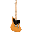 Squier Paranormal Offset Telecaster With Maple Fingerboard and Black Pickguard In Butterscotch Blonde