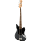 Squier Affinity Series™ Jaguar Bass H, Laurel Fingerboard, Black Pickguard, Charcoal Frost Metallic