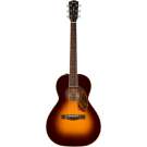 Fender PS-220E Parlor, Ovangkol Fingerboard, 3-Tone Vintage Sunburst