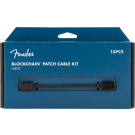 Fender Blockchain Patch Cable Kit, Large in Black