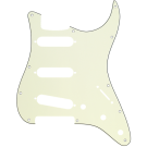 Fender (Parts) - Pickguard, Stratocaster S/S/S, 11-Hole Mount, Mint Green MG/B/MG 3-Ply