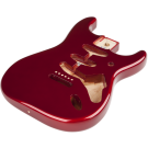 Fender (Parts) - Classic Series 60's Stratocaster SSS Alder Body Vintage Bridge Mount, Candy Apple Red