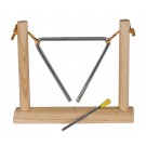 MP 6" Triangle on Wood Stand with Beater