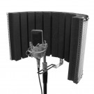 On Stage Isolation Shield with Mic Stand Mount & Microphone Mount