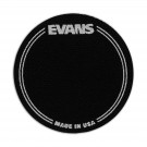Evans Single Kick Patch Black Nylon (2pk)