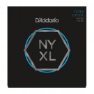 D'Addario NYXL1252W Nickel Wound  Light Wound 3rd 12-52 Electric Guitar Strings