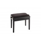 Konig & Meyer - 13900 Piano Bench - Bench Black Matt Finish, Seat Black Velvet