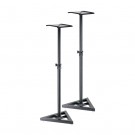 Stagg - Two Height-Adjustable Monitor Stands With Triangle Base