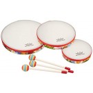 Remo RH-3100-00  6" 8" 10" Kids Frame Drum Set with Beaters