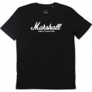 Marshall MAP62342: Marshall Script Logo T Shirt, Black, L