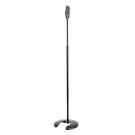 Konig & Meyer - 26075 Stackable One-Hand Microphone Stand - Black