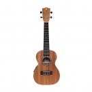 Stagg Acoustic Electric Concert Ukulele With Sapele Top and Deluxe Tweed Case