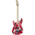 EVH − Striped Series LH R/B/W, Maple Fingerboard, Red, Black and White Stripes (LH)