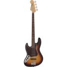 Fender Made in Japan Traditional 60s Jazz Bass, Left-Handed, Rosewood Fingerboard, 3-Color Sunburst