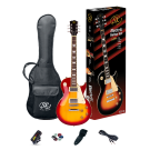 SX Les Paul Style Electric Guitar Kit in Cherry Sunburst
