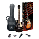 SX Les Paul Style Electric Guitar Kit in Black