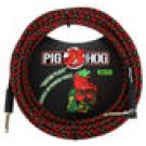 Pig Hog "Tartan Plaid" Instrument Cable, 20ft. Right Angle