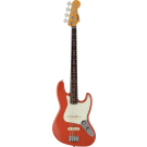 Fender Tomomi Jazz Bass with Rosewood Fingerboard in Clear Fiesta