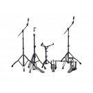 Mapex HP-6005-DP Deluxe Hardware Pack for Mars Shell Packs with Double Kickers - Deluxe Black