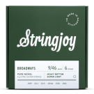 Stringjoy Broadways | Heavy Bottom Super Light Gauge (9-46) Pure Nickel Electric Guitar Strings