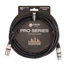 Carson - CAM10L Pro Series 10 foot microphone cable Black