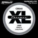D'Addario CB045 Chromes Bass Guitar Single String Long Scale .045 