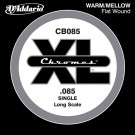 D'Addario CB085 Chromes Bass Guitar Single String Long Scale .085