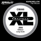 D'Addario CB095 Chromes Bass Guitar Single String Long Scale .095