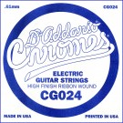 D'Addario CG024 Flat Wound Electric Guitar Single String .024