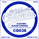 D'Addario CG038 Flat Wound Electric Guitar Single String .038