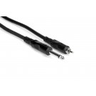 Hosa - CPR-110 - Unbalanced Interconnect, 1/4 in TS to RCA, 10 ft
