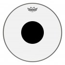 Remo 15" Clear CS Controlled Sound Black Dot Drumhead