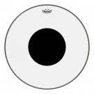 Remo 22" CS Clear Black Dot™ Controlled Sound Bass Drumhead