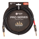 Carson - CSW10SS Silent Switch Pro Series 10 foot Silent Switch instrument cable. Black