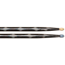 Vater 5A Black Optic Colour Wrap Wood Tip Drum Sticks