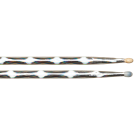 Vater 5A Silver Optic Colour Wrap Wood Tip