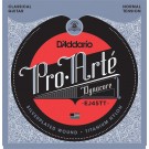D'Addario EJ45TT ProArte DynaCore Classical Guitar Strings Titanium Trebles Normal Tension