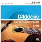 D'Addario EJ83L Gypsy Jazz Acoustic Guitar Strings Ball End Light 10-44