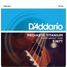 D'Addario EJ87T Titanium Ukulele Strings Tenor